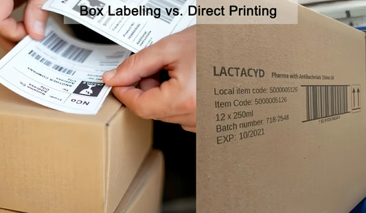 Box Labelling vs. Direct Printing: How to Choose?