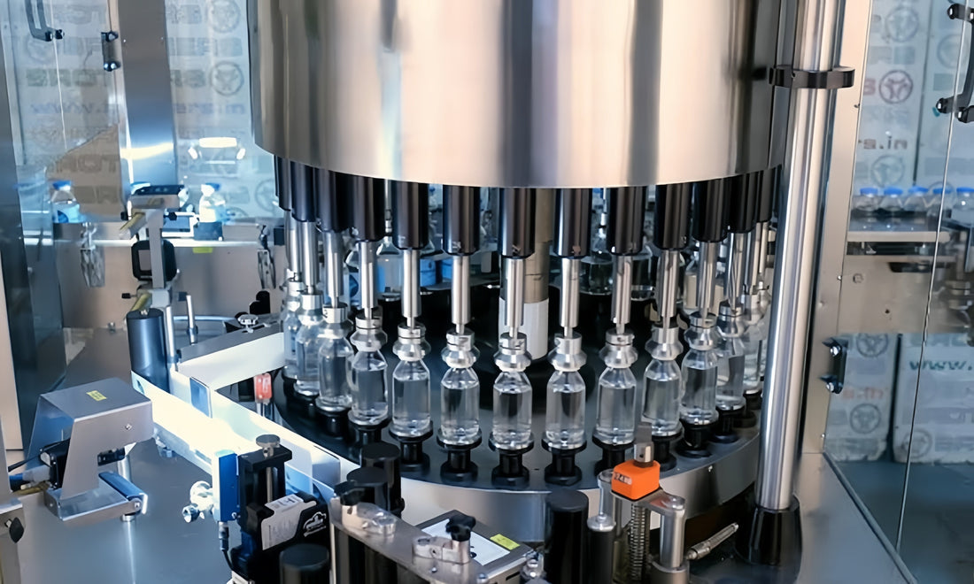 Wet Glue Labeling Machine for Bottles, Jars, and Containers