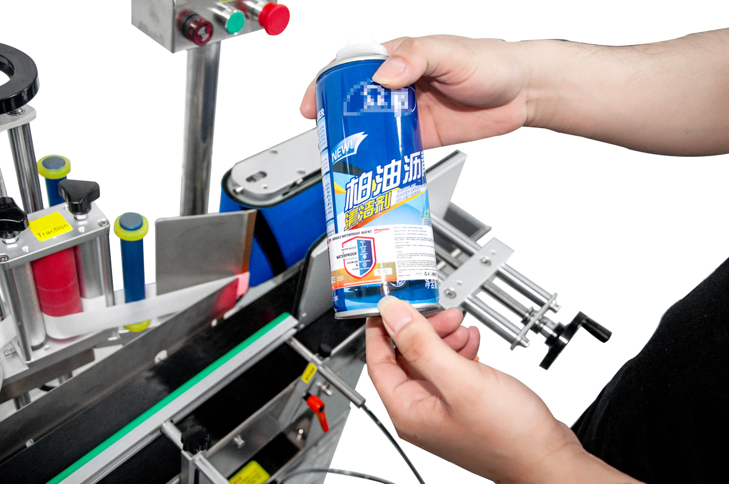 Fully Automatic Desktop Rolling Labeling Machine for Round Bottles TB-YP100C