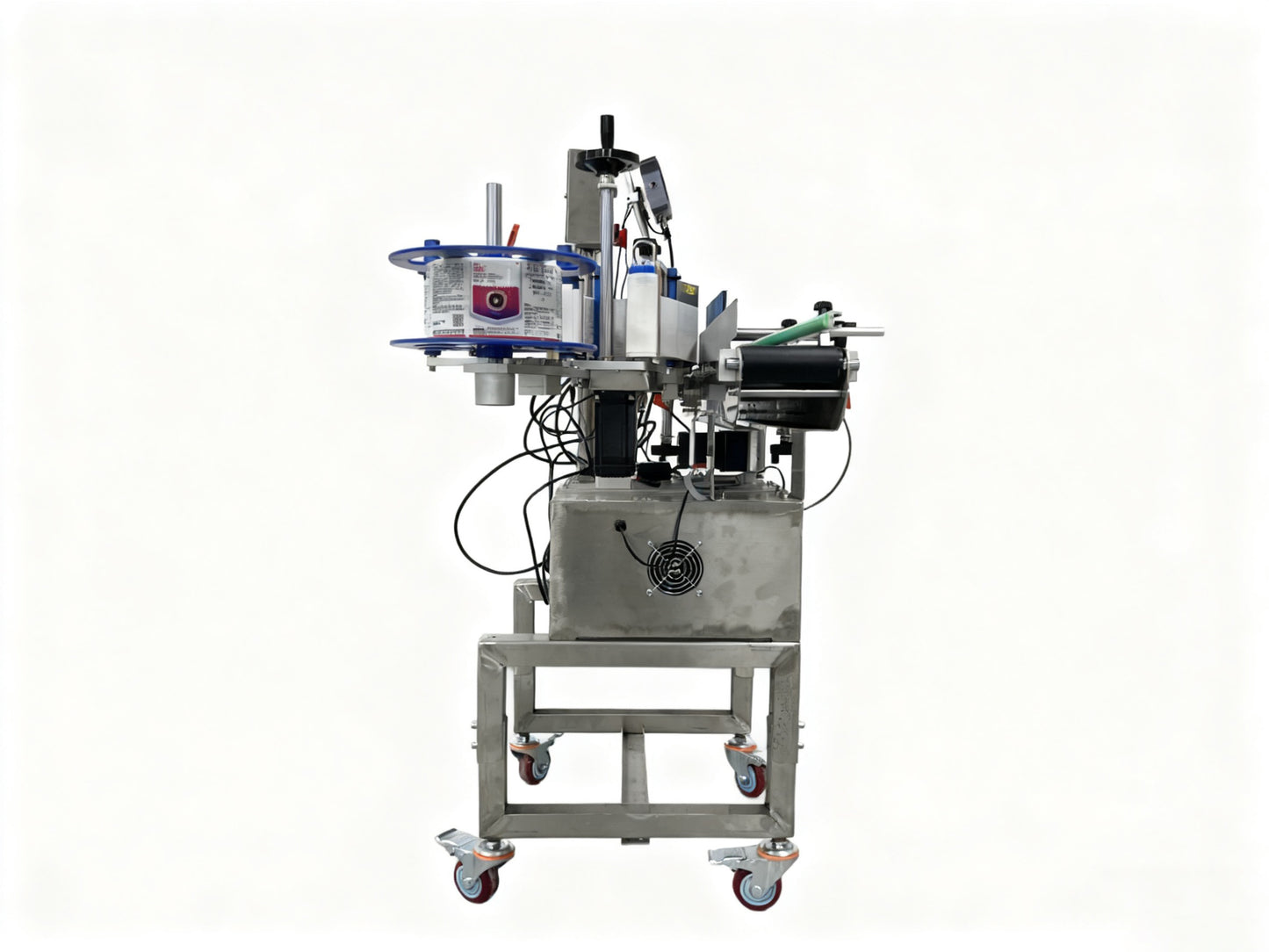 Fully Automatic Desktop Rolling Labeling Machine for Round Bottles TB-YP100C